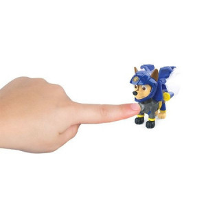 Figurina Paw Patrol, Moto Pups, Chase cu insigna - Img 2