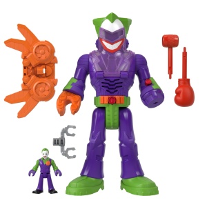 FISHER PRICE IMAGINEXT DC SUPER FRIENDS ROBOT JOKER 30CM - Img 3