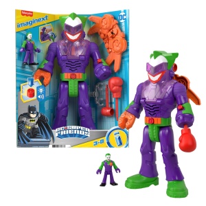 FISHER PRICE IMAGINEXT DC SUPER FRIENDS ROBOT JOKER 30CM - Img 7