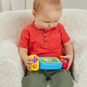 FISHER PRICE LAUGH&LEARN CONSOLA BEBE IN LIMBA ROMANA - Img 4