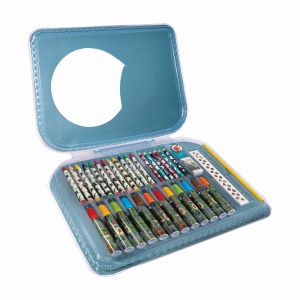 Gentută de desen Art Case, Jurassic World, set complet, multicolor, 33x25x1.8cm - Img 2