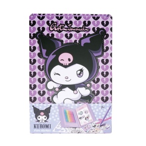 HAPPI HOBBI KUROMI JURNAL ARTISTIC CU MARKERE NEON