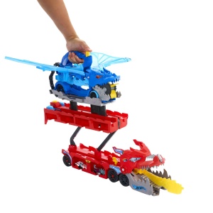 HOT WHEELS CITY TRANSPORTATOR SUPREM CU 2 DRAGONI - Img 8