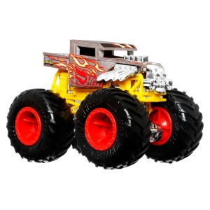 HOT WHEELS MONSTER TRUCK CAMION BONE SHAKER CU CULORI SCHIMBATOARE SCARA 1:64 - Img 5