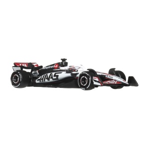 HOT WHEELS PREMIUM REAL RIDERS FORMULA 1 2024 MASINUTA METALICA MONEYGRAM HAAS F1 TEAM SCARA 1 LA 64 - Img 2