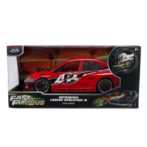JADA FAST AND FURIOUS MASINUTA METALICA MITSUBISHI LANCER EVOLUTION IX SCARA 1 LA 24