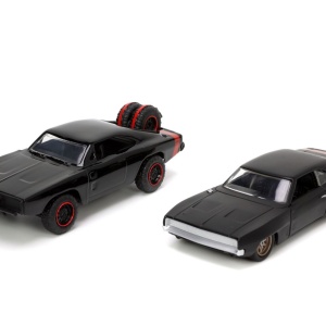 JADA FAST AND FURIOUS SET MASINUTE METALICE DODGE CHARGER RT SI DODGE CHARGER WIDEBODY SCARA 1:32 - Img 2