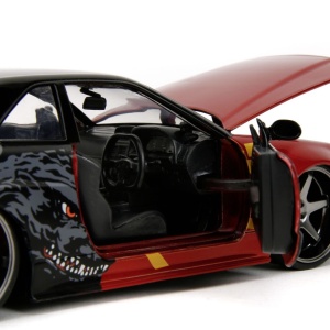 JADA GODZILLA MASINUTA METALICA NISSAN SKYLINE GTR SCARA 1 LA 24 - Img 6