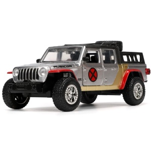 JADA MARVEL SET MASINUTA METALICA JEEP GLADIATOR SCARA 1:32 SI FIGURINA DIN METAL COLOSSUS - Img 4