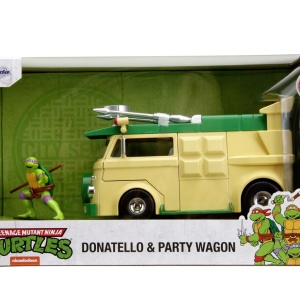 JADA NINJA SET FIGURINA DONATELLO SI VAGONUL DE PETRECERE 1:24