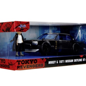JADA SET TOKYO REVENGERS FIGURINA METALICA 7CM SI MASINUTA NISSAN SKYLINE GTR SCARA 1 LA 24 - Img 2