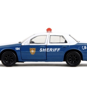 JADA THE WALKING DEAD RICK CRIMES MASINUTA METALICA FORD CROWN VICTORIA SCARA 1:32 - Img 5