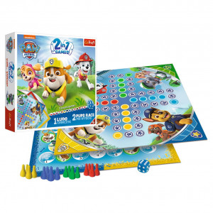 Joc Trefl 2 in 1, Paw Patrol - Ludo si Cursa Catelusilor - Img 3