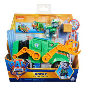 Jucarie Vehicul Paw Patrol The Movie - Rocky si Camionul de reciclare - Img 1