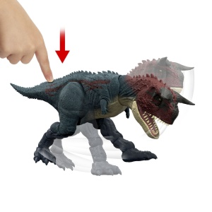 JURASSIC WORLD SURVIVAL CHARGE AND CHOMP DINOZAUR INTERACTIV CARNOTAURUS - Img 7