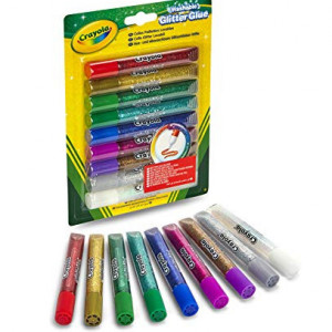 Lipici cu sclipici,Crayola,Lavabil,9 culori