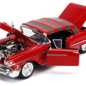 MACHETA METALICA FREDDY KRUEGER 1958 CADILLAC MODEL 62 SCARA 1 LA 24 - Img 2