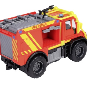 MAJORETTE MASINA METALICA DE POMPIERI MERCEDES UNIMOG U530 SCARA 1 LA 43 - Img 3