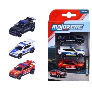 MAJORETTE SET 3 MASINUTE METALICE DACIA DUSTER 7.5CM - Img 3