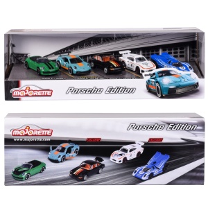 MAJORETTE SET 5 MASINUTE METALICE PORSCHE 7.5CM - Img 4