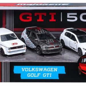 MAJORETTE SET 5 MASINUTE METALICE VOLKSWAGEN GOLF GTI SCARA 1 LA 64