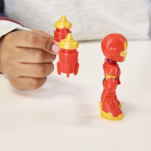 MARVEL IRON MAN SI PRIETENII SAI UIMITORI FIGURINA IRON MAN 7.6CM - Img 4