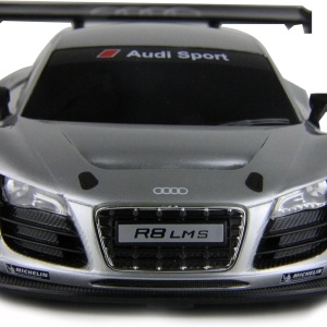 MASINA CU TELECOMANDA AUDI R8 ARGINTIU CU SCARA 1 LA 24 - Img 3