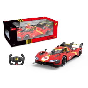 Masina cu telecomanda Rastar Ferrari 499P, 1:14, rosie, 43x25.5x17.5cm