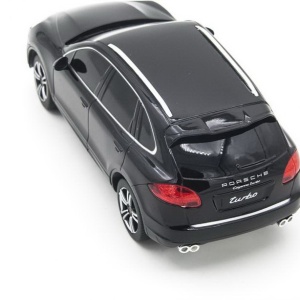 Masina cu telecomanda Rastar Porsche Cayenne Turbo, 1:24, negru, 20.2x8.1x7.1cm - Img 7