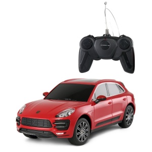 Masina cu Telecomanda, Rastar, Porsche Macan Turbo, Rosu, 1:24, 19.5x9.2x6.7 cm - Img 3