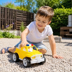 MASINA JEEP OFF ROADER GALBEN 39CM - Img 4