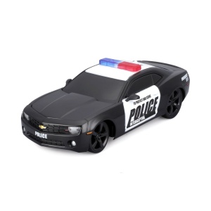 Mașinuță Maisto Chevrolet Camaro SS 2010 de Poliție, lumini și sunete, 1:24 - Img 4