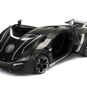 MASINUTA MARVEL AVENGERS LYKAN HYPERSPORT BLACK PANTHER SCARA 1 LA 24 - Img 11