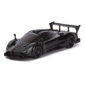 MASINUTA METALICA CONVERTIBILA PAGANI ZONDA R NEGRU CU SCARA 1 LA 32 - Img 6