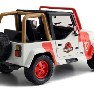 MASINUTA METALICA JURASSIC WORLD 1992 JEEP WRANGLER 1:24 - Img 5