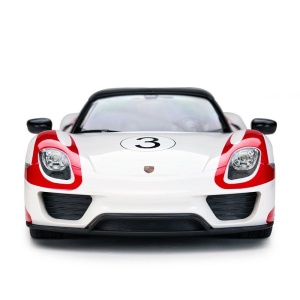 Masinuta Rastar RC - Porsche 918 Spyder Weissach, alb, 1:14 - Img 3