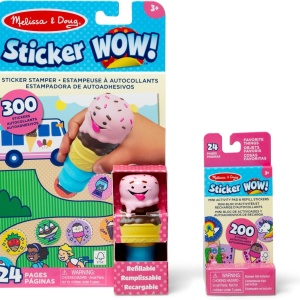 MELISSA AND DOUG STICKER WOW SET DE JOACA AUTOCOLANTE SI STAMPILA INGHETATA - Img 2