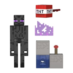 MINECRAFT CRAFT A BLOCK FIGURINA ENDERMAN 8CM - Img 2