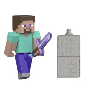 MINECRAFT CRAFT A BLOCK FIGURINA STEVE 8CM - Img 6