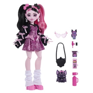 MONSTER HIGH PAPUSA DRACULAURA CU ACCESORII - Img 4