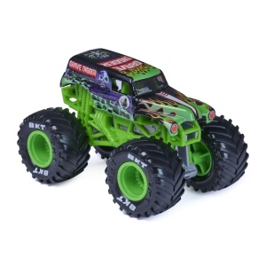 MONSTER JAM LEGACY TRUCKS MASINUTA METALICA GRAVE DIGGER SCARA 1 LA 64 - Img 2