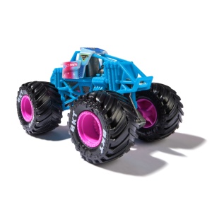 MONSTER JAM MASINUTA METALICA SPARKLE SMASH SCARA 1 LA 64 - Img 3
