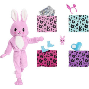 Papusa Barbie Cutie Reveal, Papusa Surpriza cu 10 accesorii - Img 7