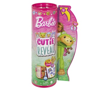Papusa Barbie Dreamtopia Color Reveal, cu Tematica pentru Costume de Animale, Catel