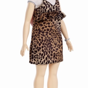 PAPUSA BARBIE FASHIONISTA CU PARUL ROZ - Img 2