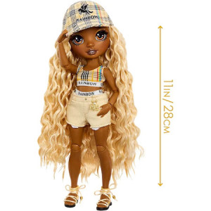 Papusa cu accesorii Rainbow High Pacific Coast - Harper Dune, 28 cm - Img 6