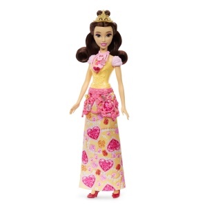Papusa Disney Princess Jewel Reveal Belle, 32.5x18x7.5cm, multicolor, set cu accesorii surpriza - Img 3