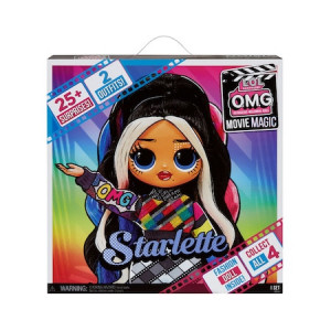 Papusa L.O.L. Surprise! O.M.G. Movie Magic Starlette, cu 25 surprize