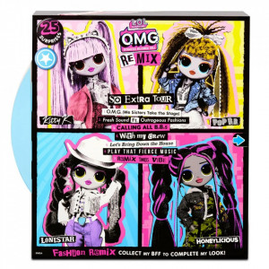 Papusa L.O.L. Surprise! OMG Remix Lonestar 25 surprize - Img 3