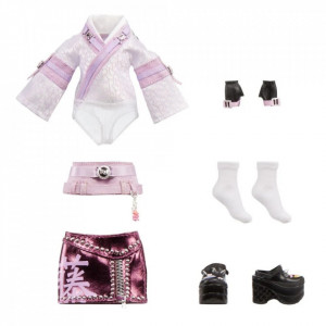 Papusa Rainbow High Fashion Doll, S4, Lila Yamamoto, 28cm - Img 5